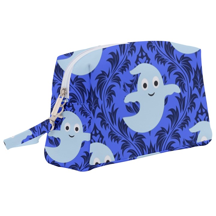 Ghost Pattern Wristlet Pouch Bag (Large)