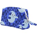 Ghost Pattern Wristlet Pouch Bag (Large) View2