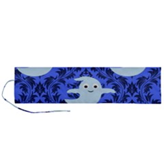 Ghost Pattern Roll Up Canvas Pencil Holder (l) by NerdySparkleGoth