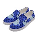 Ghost Pattern Women s Canvas Slip Ons View2