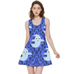 Ghost Pattern Inside Out Reversible Sleeveless Dress