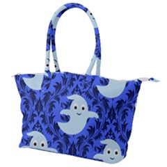 Ghost Pattern Canvas Shoulder Bag by NerdySparkleGoth