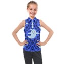 Ghost Pattern Kids  Sleeveless Polo Tee View1