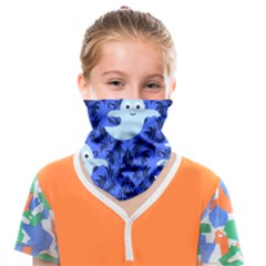 Ghost Pattern Face Covering Bandana (kids) by NerdySparkleGoth