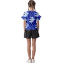 Ghost Pattern Kids  Cut Out Flutter Sleeves View2