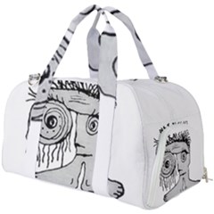 Weird Fantasy Creature Drawing Burner Gym Duffel Bag by dflcprintsclothing