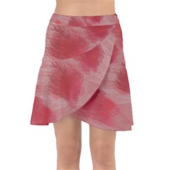 Strawberries Wrap Front Skirt