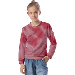 Strawberries Kids  Long Sleeve Tee With Frill 