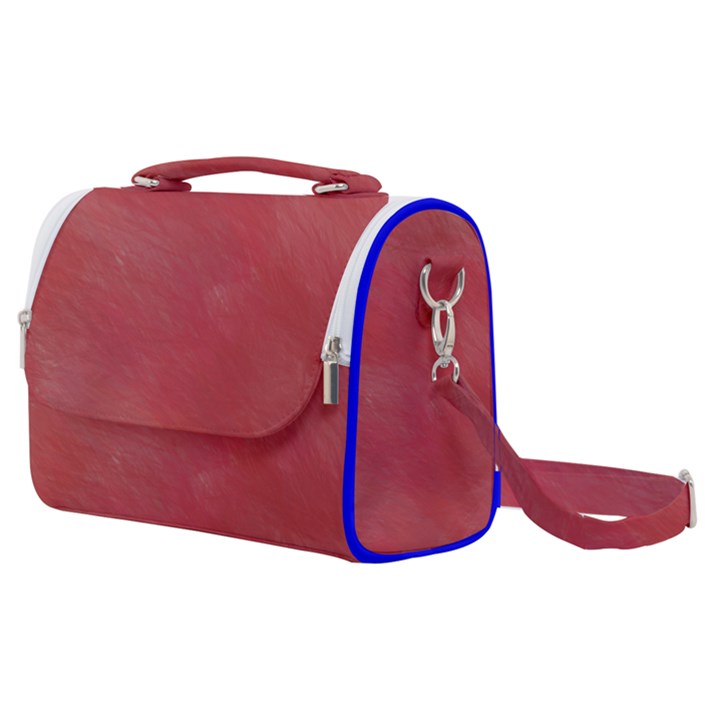 Red Velvet Satchel Shoulder Bag