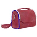 Red Velvet Satchel Shoulder Bag View2