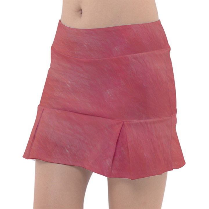 Red Velvet Classic Tennis Skirt