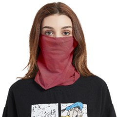 Red Velvet Face Covering Bandana (two Sides)