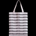 Athletic Running Graphic Silhouette Pattern Zipper Classic Tote Bag View2