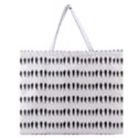 Athletic Running Graphic Silhouette Pattern Zipper Large Tote Bag View1