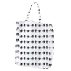 Athletic Running Graphic Silhouette Pattern Giant Grocery Tote by dflcprintsclothing