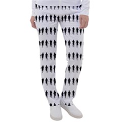 Athletic Running Graphic Silhouette Pattern Women s Casual Pants by dflcprintsclothing