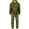 Love Forest Filled With Respect And The Flower Power Of Colors Hooded Jumpsuit (Men)  View1