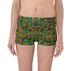 Love Forest Filled With Respect And The Flower Power Of Colors Boyleg Bikini Bottoms by pepitasart