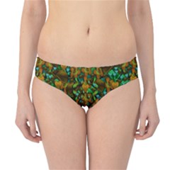 Love Forest Filled With Respect And The Flower Power Of Colors Hipster Bikini Bottoms by pepitasart