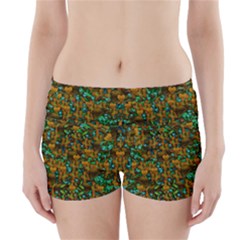 Love Forest Filled With Respect And The Flower Power Of Colors Boyleg Bikini Wrap Bottoms by pepitasart