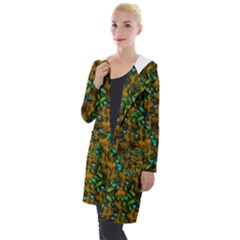 Love Forest Filled With Respect And The Flower Power Of Colors Hooded Pocket Cardigan by pepitasart