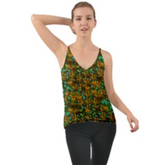 Love Forest Filled With Respect And The Flower Power Of Colors Chiffon Cami by pepitasart