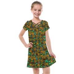 Love Forest Filled With Respect And The Flower Power Of Colors Kids  Cross Web Dress by pepitasart