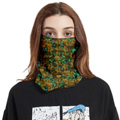 Love Forest Filled With Respect And The Flower Power Of Colors Face Covering Bandana (two Sides) by pepitasart