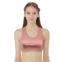 Peaches And Cream Sports Bra With Border by kiernankallan