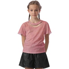 Peaches And Cream Kids  Front Cut Tee