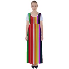 Ultimate Vibrant High Waist Short Sleeve Maxi Dress by hullstuff