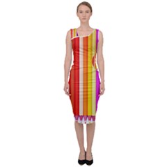 Ultimate Vibrant Sleeveless Pencil Dress by hullstuff