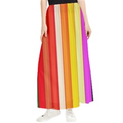 Ultimate Vibrant Maxi Chiffon Skirt by hullstuff