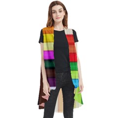 Ultimate Vibrant Sleeveless Chiffon Waistcoat Shirt