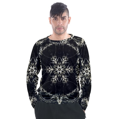 Bnw Mandala Men s Long Sleeve Raglan Tee by MRNStudios