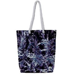 Unraveled Full Print Rope Handle Tote (small) by MRNStudios