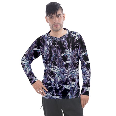 Unraveled Men s Pique Long Sleeve Tee by MRNStudios