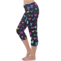 Bows on black Capri Yoga Leggings View2