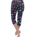 Bows on black Capri Yoga Leggings View4