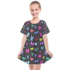 Bows On Black Kids  Smock Dress by Daria3107