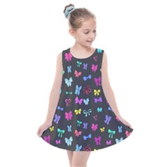 Bows On Black Kids  Summer Dress