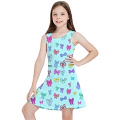 Bows On Blue Kids  Lightweight Sleeveless Dress