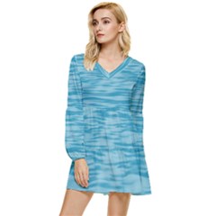 Taffy Tiered Long Sleeve Mini Dress