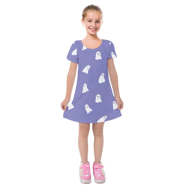 Ghost  Kids  Short Sleeve Velvet Dress