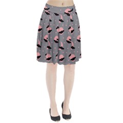 Bat Pleated Skirt by SychEva