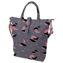 Bat Buckle Top Tote Bag by SychEva