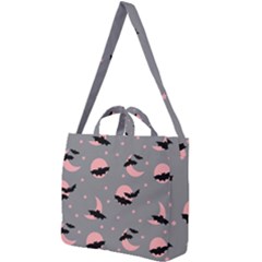 Bat Square Shoulder Tote Bag by SychEva