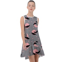 Bat Frill Swing Dress by SychEva