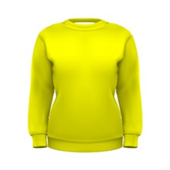 Yellow Women s Sweatshirt by SomethingForEveryone