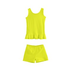 Yellow Kids  Boyleg Swimsuit by SomethingForEveryone